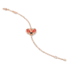 Lucky Spring bracelet, open wings ladybug