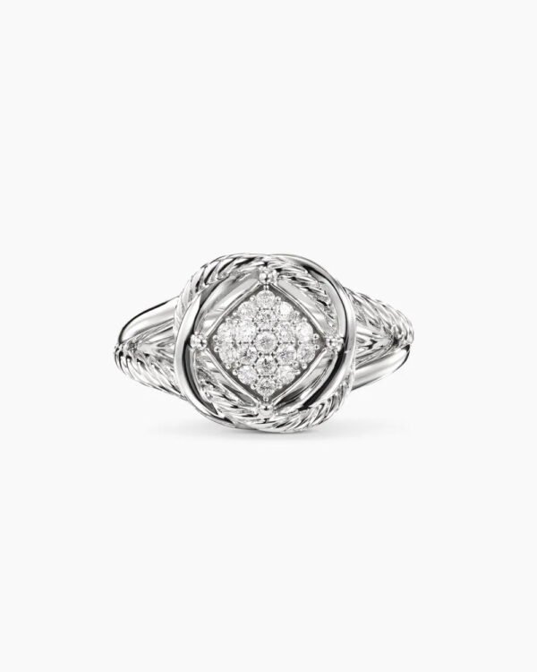 87F3B05E-E2BD-569B-C309-E2E2614937A8.jpg Infinity Ring Sterling Silver with Diamonds, 13mm