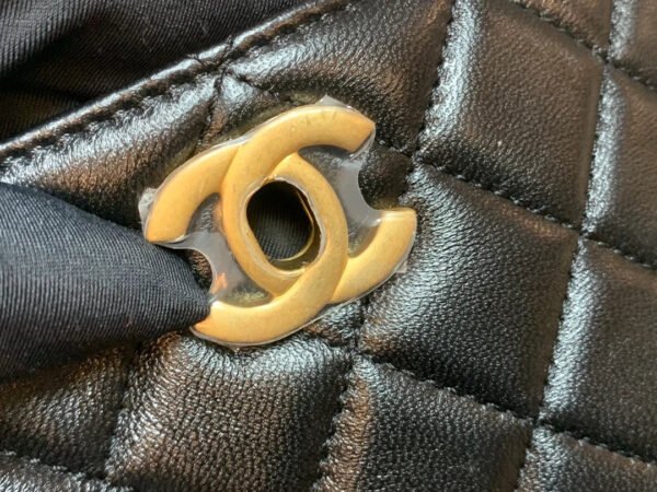 Chanel Hobo Handbag Black Bag For Women 16cm/6in