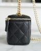 Chanel Small Gold Ball Makeup Bag