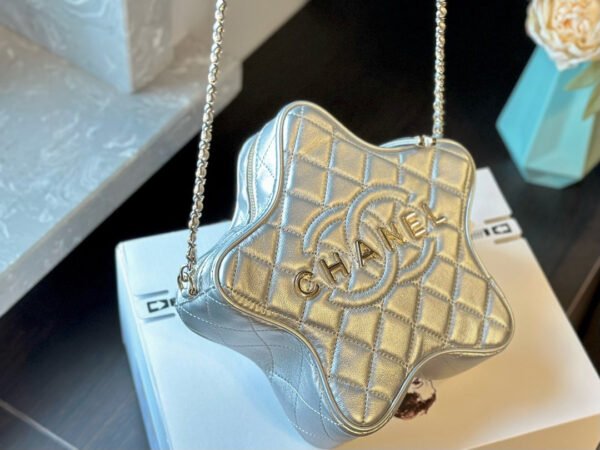 Leather handbag - Gold