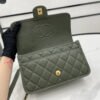 Chanel AS3653 22K Bag Dark Green For Women, Women&rsquo;s Bags 9.8in/25cm