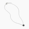 8B31B968-12D0-76CE-8B59-51DF3604D48A.jpg Petite Chatelaine Necklace Sterling Silver with Black Onyx, 10mm