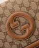 Gucci Blondie Brown Canvas 27x17cm