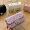 8C4456CA-FEAA-C38A-2F12-8F70A0E73B82.jpg Mini Flap Bag with Top Handle - Black
