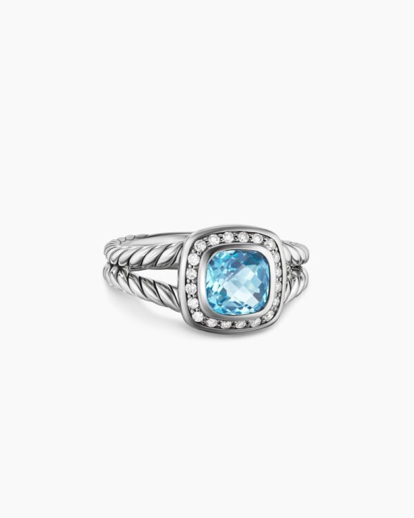 8C4A5F59-FCE4-2D45-5CF0-3B154224C05B.jpg Petite Albion Ring Sterling Silver with Blue Topaz and Diamonds, 7mm