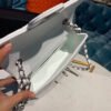 Chanel Small Classic Handbag Silver Hardware White For Women, Women&rsquo;s Bags, Shoulder And Crossbody Bags 7.8in/20cm A01113