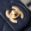 Chanel Mini Flap Bag With CC Ball On Strap Navy Blue For Women, Women&rsquo;s Handbags, Shoulder And Crossbody Bags 6.7in/17cm AS1786