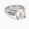 8CDCBED4-F85B-63E9-02A3-5E975D7D8E47.jpg Cable Collectibles Pearl Ring Sterling Silver with Pearl and Diamonds, 11mm