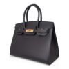 8D4B9E73-F4F6-7725-FC4A-C467BC7104F7.jpg Birkin Sellier Limited Edition 30 Bag Black Veau Graine Monsieur Laiton
