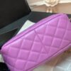 Chanel Hobo Handbag Purple Bag For Women 16cm/6in