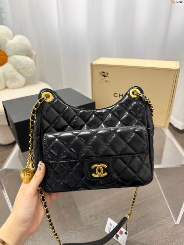 Chanel 23C Hobo New Gold Coin Bag