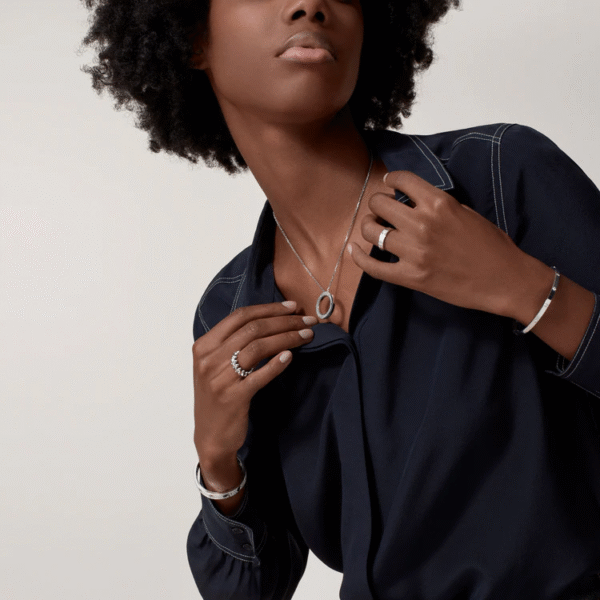 LOVE BRACELET, DIAMOND-PAVED, CERAMIC