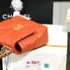 Chanel 19 Handbag 26cm Orange For Women AS1160