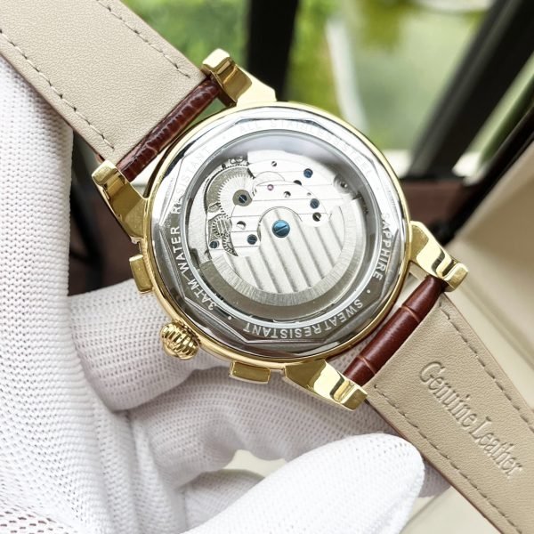 8b224cca-9c9b-400b-9233-157b36630b99 Patek Philippe Complications Men 42mm White Dial Gold-tone Watch