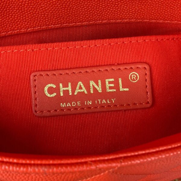 Chanel Mini Flap Bag With Top Handle Gold Hardware Red For Women, Women&rsquo;s Handbags, Shoulder Bags 7.9in/20cm AS2431