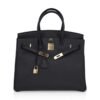 Limited Edition Birkin 30 Bag Plomb (Off Black) Togo Leather with Gold Hardware