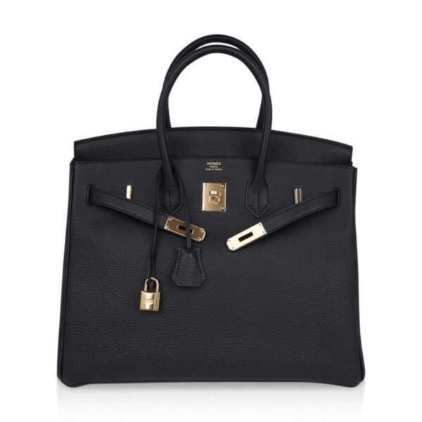 Limited Edition Birkin 30 Bag Plomb (Off Black) Togo Leather with Gold Hardware
