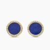 914C2304-AC54-70C8-3B76-FEDA166E3817.jpg Petite DY Elements® Stud Earrings 18K Yellow Gold with Lapis and Diamonds, 14mm