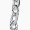 DY Madison&reg; Chain Bracelet Sterling Silver with Diamonds