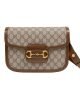 Gucci Horsebit 1955 Canvas Small Shoulder Bag