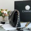 Chanel Classic Flap Bag Black For Women 10.2in/26cm