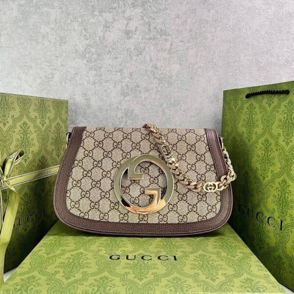 Gucci Blondie Canvas Small Shoulder Bag