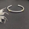 936574D7-6B68-5B0E-4C52-602B8511680E.jpg X Classic Cable Station Bracelet Sterling Silver with 18K Yellow Gold, 4mm