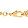 Metal Resin Chain CC No.5 Necklace Gold Blue