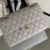 93FEBF29-F3F1-5EB4-6A0B-57075F5F11A3.jpg Chanel Classic Handbag 26cm Grey For Women A01112