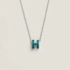9441ABC7-1FCE-207A-12FB-3194E129AA8F.jpg Mini Pop H pendant - Orange Soie