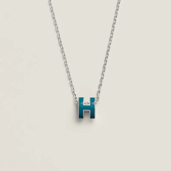 9441ABC7-1FCE-207A-12FB-3194E129AA8F.jpg Mini Pop H pendant - Orange Soie