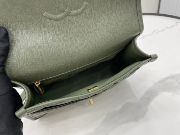 Chanel AS3653 22K Bag Dark Green For Women, Women&rsquo;s Bags 9.8in/25cm