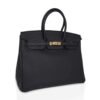 Limited Edition Birkin 30 Bag Plomb (Off Black) Togo Leather with Gold Hardware