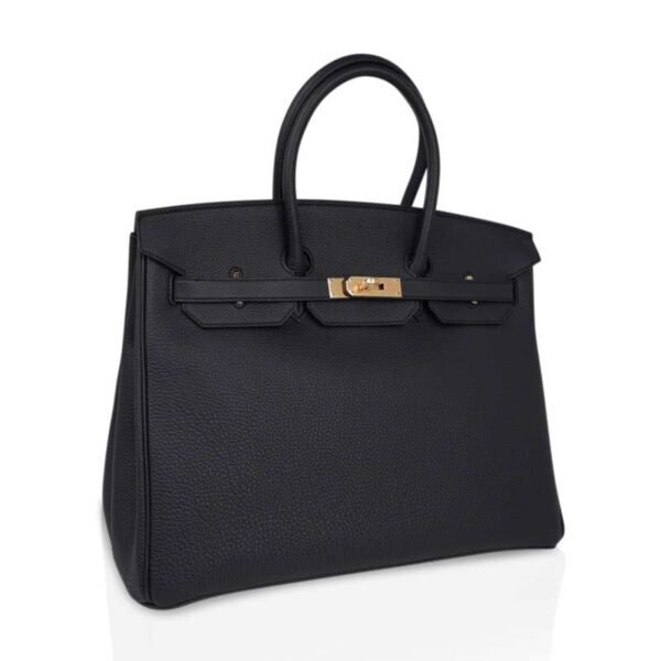 Limited Edition Birkin 30 Bag Plomb (Off Black) Togo Leather with Gold Hardware