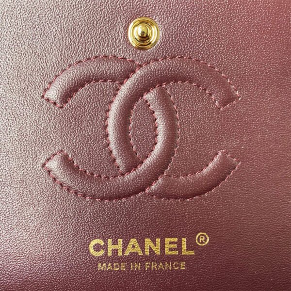 Chanel Small Classic Handbag Grained Calfskin & Gold-Tone Metal