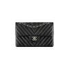 95F45B43-5C65-BFFE-A1CD-4AFB3DD5E100.jpg Chanel Classic Chevron Tweed Medium Flap Silver