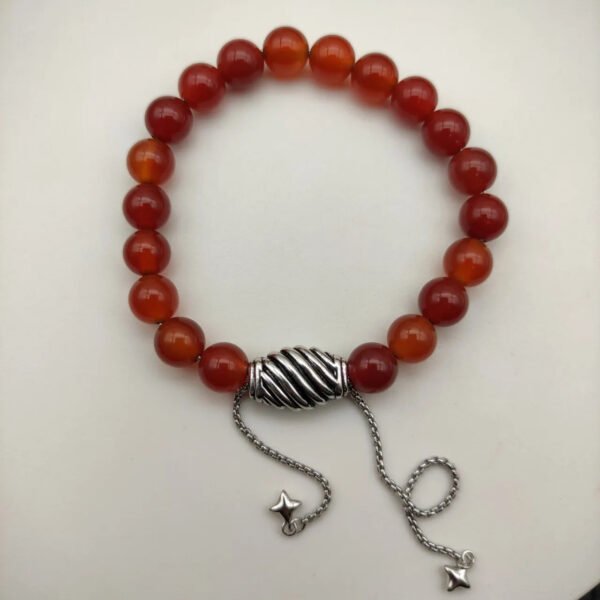 8MM Stretch Rock Crystal Bracelet