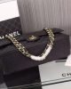 Chanel Classic Maxi Handbag Grained Calfskin & Gold Metal A01115