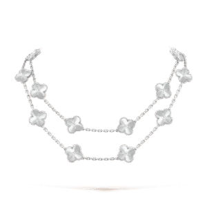 Vintage Alhambra long necklace, 20 motifs