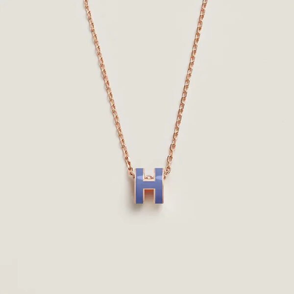 96F4D18A-6C06-383B-4F05-BF6D45582B9C.jpg Mini Pop H pendant - Orange Soie