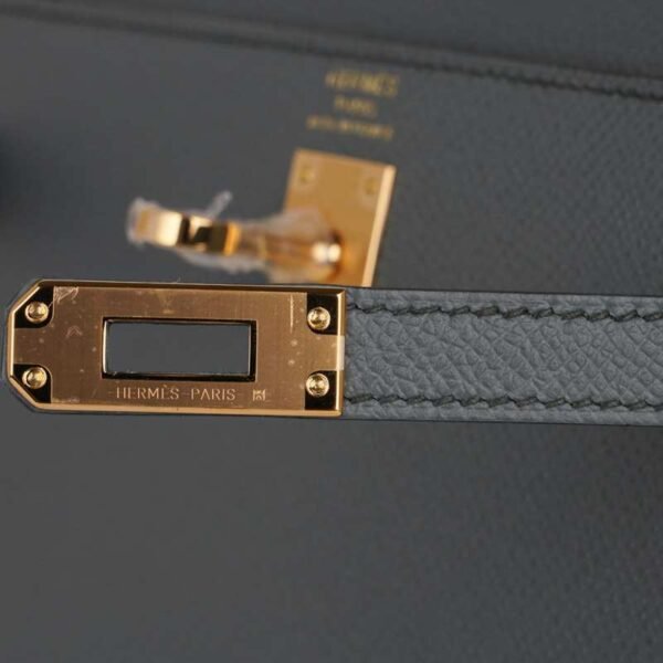 Kelly Sellier 25 Bag Vert Amande Gold Hardware Epsom Leather