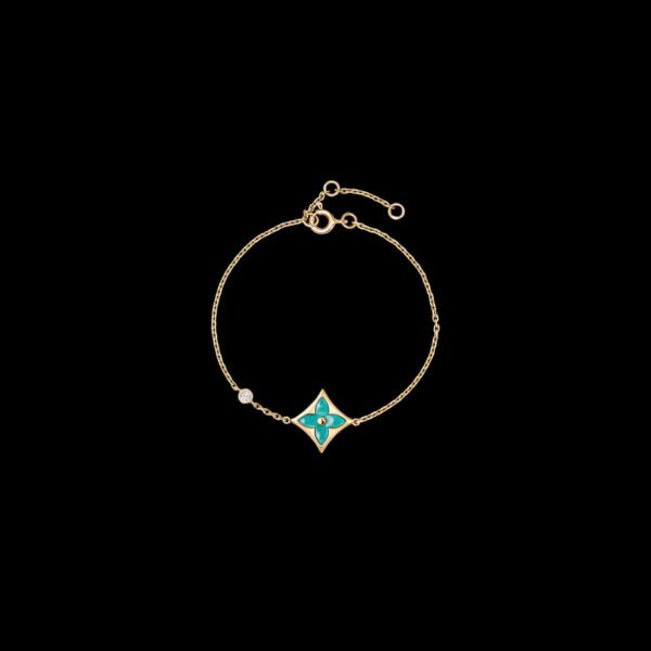 976E31D5-F846-EF2F-D1F8-378E55D0FA19.jpg Color Blossom BB Star Bracelet, Yellow Gold, Amazonite and Diamond