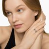 9780BFA0-F9D6-B9F6-6F77-57B2D011F5DD.jpg X Crossover Band Ring Sterling Silver with 18K Yellow Gold - 6