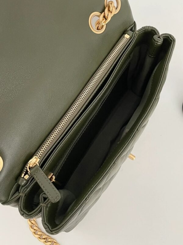 Chanel Small Flap Bag Green For Women, Women&rsquo;s Bags 8.7in/22cm