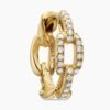 98AEE335-60DB-57BF-D242-50B7997FAEA4.jpg Stax Chain Link Huggie Hoop Earrings 18K Yellow Gold with Diamonds, 12.5mm