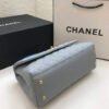 Chanel Large Flap Bag With Top Handle Light Grey For Women, Womens Handbags, Shoulder And Crossbody Bags 11in/28cm A92991