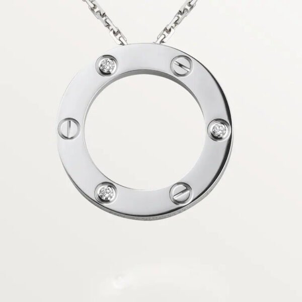 LOVE NECKLACE, 3 DIAMONDS