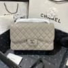 Chanel Large Classic Handbag Silver Hardware Grey For Women, Women&rsquo;s Handbags, Shoulder Bags 11.8in/30cm