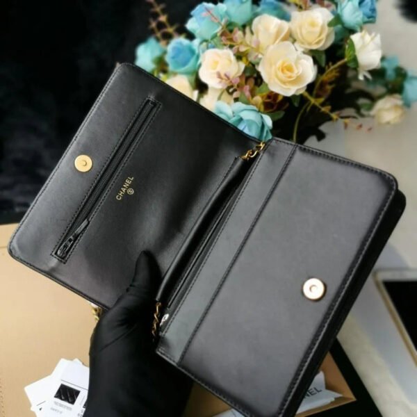 Chanel Lambskin Leboy W-Chain Bag 80287